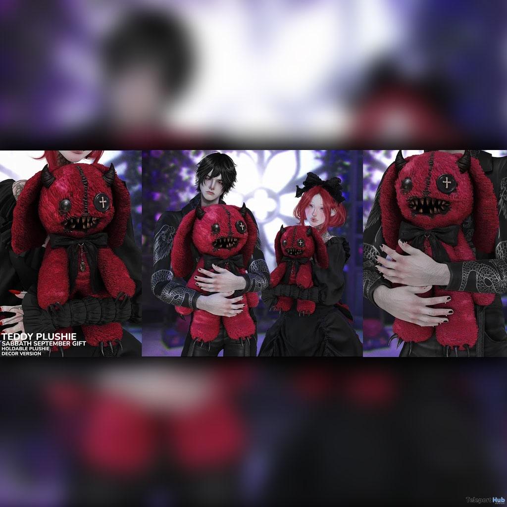 Teddy Plushie SABBATH Event September 2026 Group Gift by GASET - Teleport Hub - teleporthub.com
