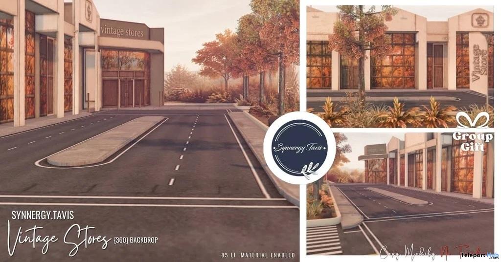 Vintage Stores 360 Backdrop September 2026 Group Gift by Synnergy Tavis - Teleport Hub - teleporthub.com
