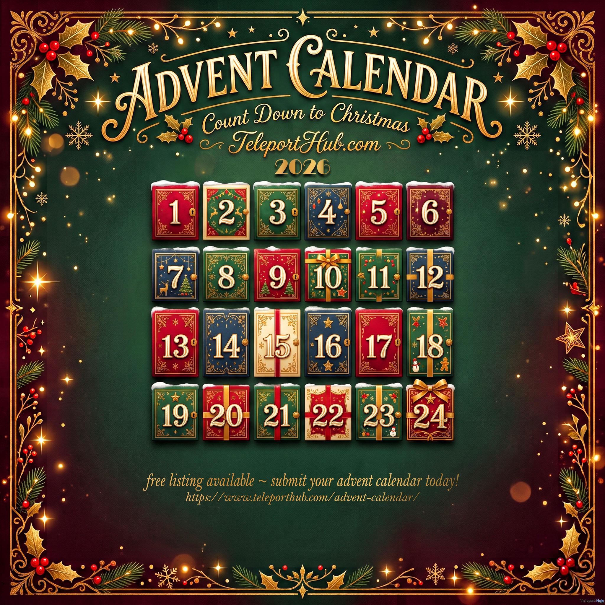 Advent Calendar 2026 - Teleport Hub - teleporthub.com