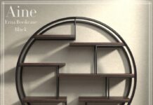 Erna BookCase Black Teleport Hub Group Gift by Aine Erna BookCase Black Teleport Hub Group Gift by Aine - Teleport Hub - teleporthub.com