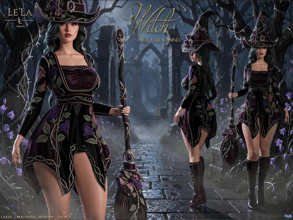 Belladonna Witch Halloween 2026 Group Gift by Le'La - Teleport Hub - teleporthub.com
