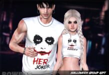 Her Joker & His Harley Tops Halloween 2026 Group Gift by Rowers Her Joker & His Harley Tops Halloween 2026 Group Gift by Rowers - Teleport Hub - teleporthub.com