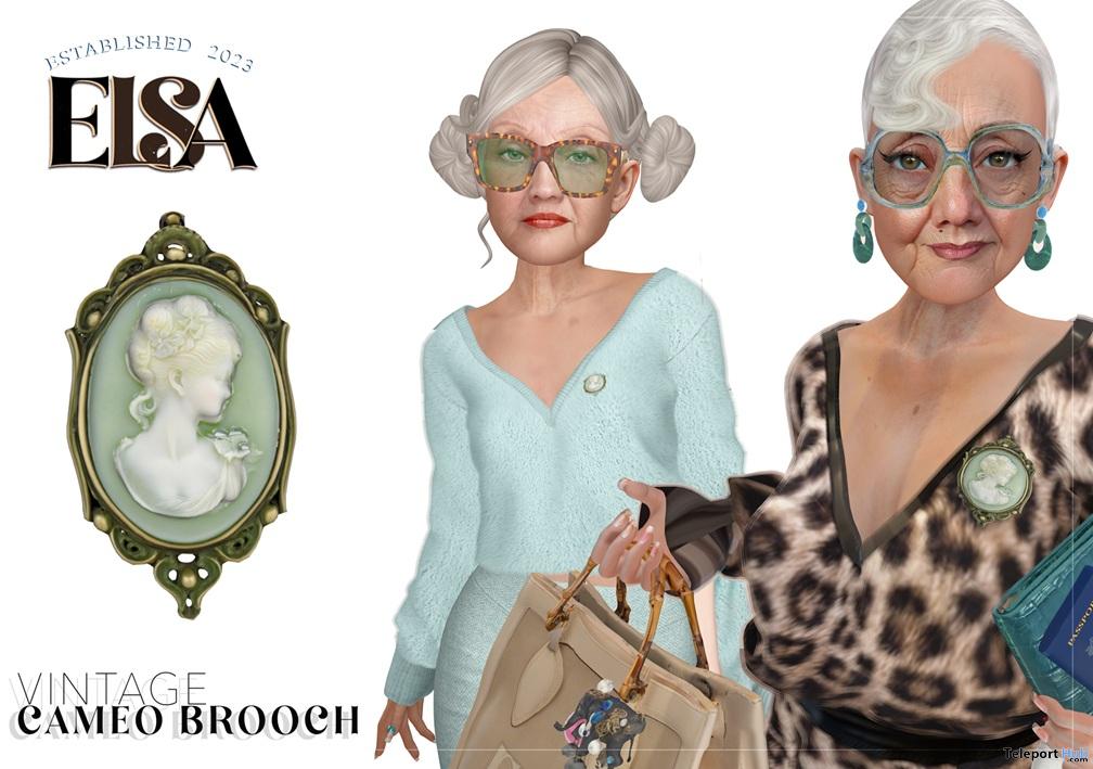 Cameo Brooch October 2026 Group Gift by ELSA by Kavita - Teleport Hub - teleporthub.com