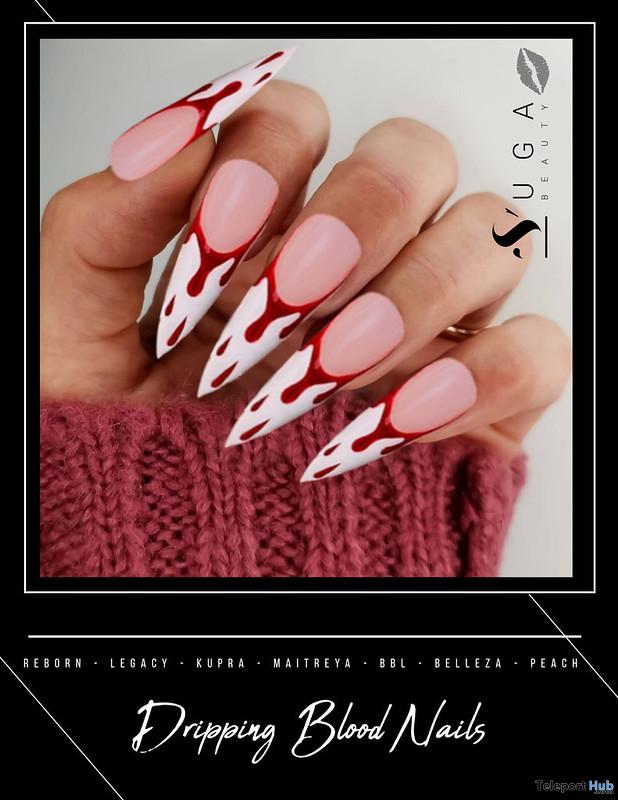Drippy Halloween Nails October 2026 Group Gift by SUGA BEAUTY - Teleport Hub - teleporthub.com