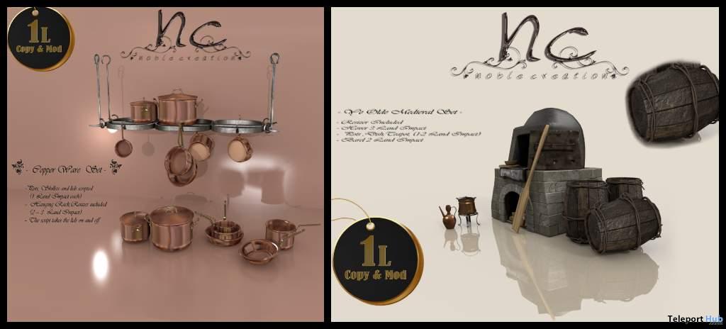Copper Wear Set & Ye Olde Medieval Set 1L Promo Gift by Noble Creations - Teleport Hub - teleporthub.com