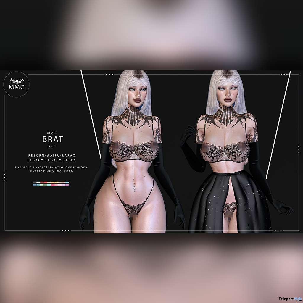 Brat Lingerie Set Fatpack October 2026 Group Gift by MMC - Teleport Hub - teleporthub.com