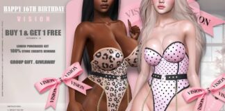 Bunysa Bodysuit 16th Anniversary October 2026 Group Gift by ViSion S&F Bunysa Bodysuit 16th Anniversary October 2026 Group Gift by ViSion S&F - Teleport Hub - teleporthub.com
