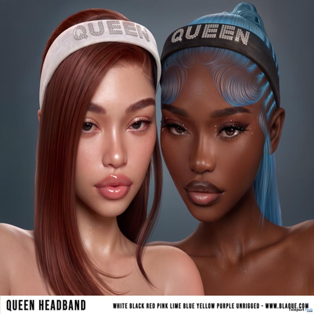 Queen Headband October 2026 Group Gift by Bláque - Teleport Hub - teleporthub.com