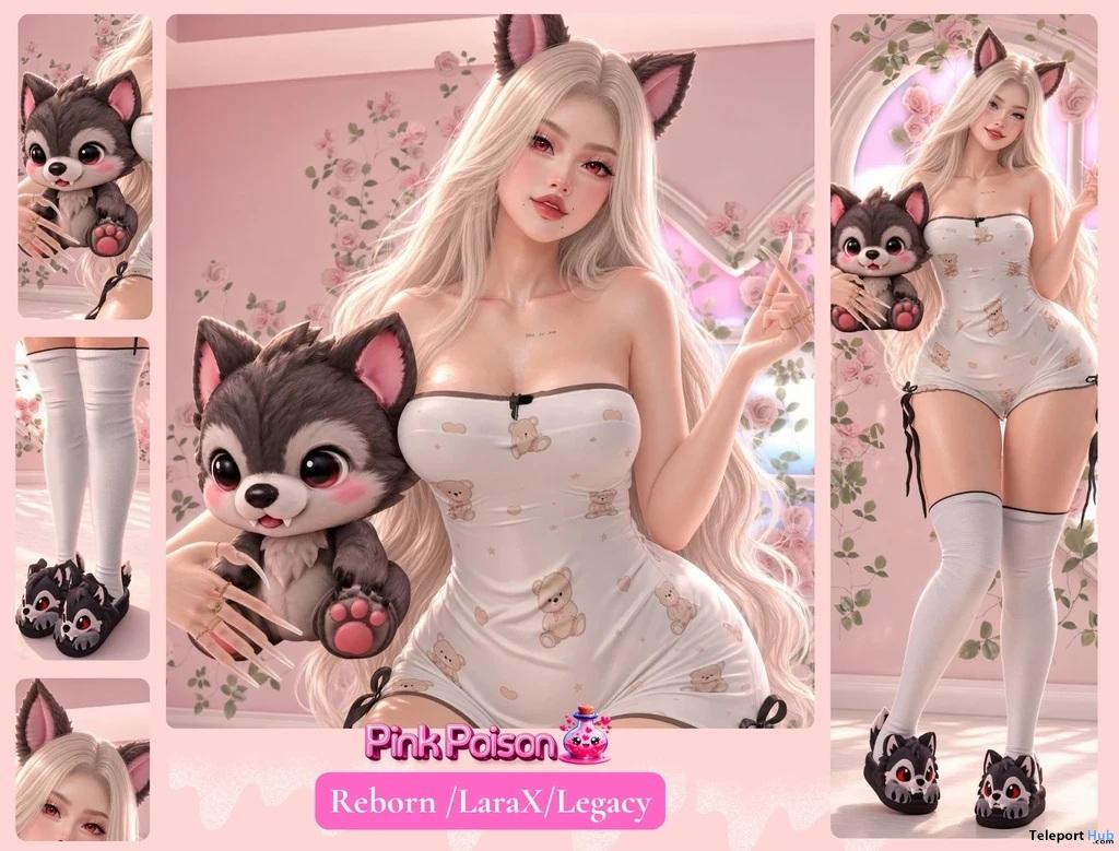 Wolf Plushie October 2026 Group Gift by Pink Poison - Teleport Hub - teleporthub.com