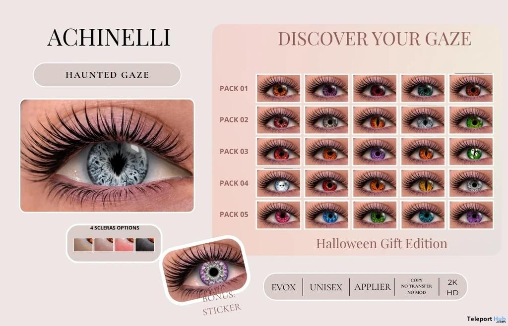 Haunted Gaze Eyes October 2026 Group Gift by Achinelli - Teleport Hub - teleporthub.com