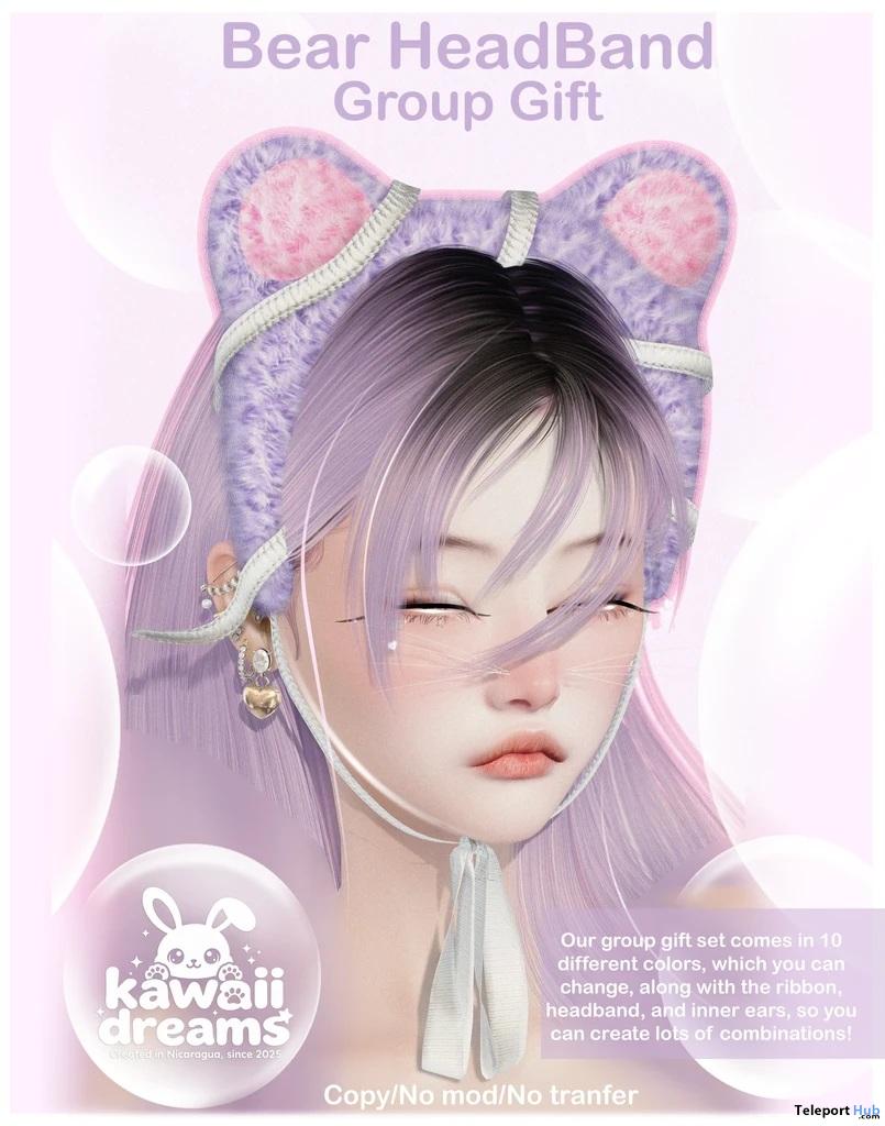 Bear Headband October 2026 Group Gift by Kawaii Dreams - Teleport Hub - teleporthub.com