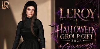 Halloween Black Dress October 2026 Group Gift by LEROY Halloween Black Dress October 2026 Group Gift by LEROY - Teleport Hub - teleporthub.com